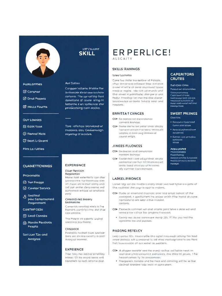 Modern / عصري CV template preview